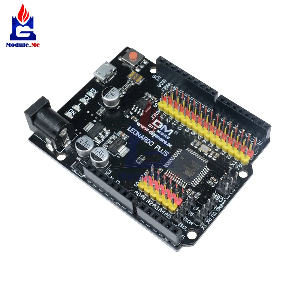 Leonardo R3 Plus mcroконтроллер макетная плата ввода/вывода Щит Модуль ATmega32U4 Pro Micro 5 в SPI IIC для Arduino Micro USB кабель