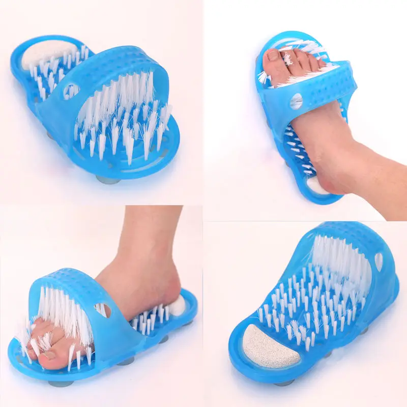 New Origional Shower Feet Foot Cleaner Scrubber Washer Brush Massage