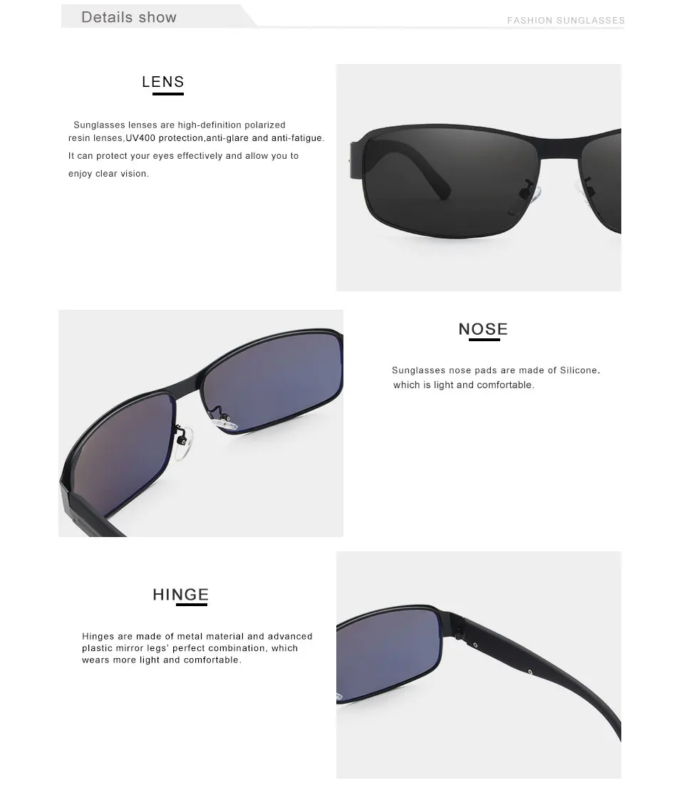 KINGSEVEN Fashion Sunglasses Men Driving Sun Glasses For Men Brand Design High Quality Eyewear Male