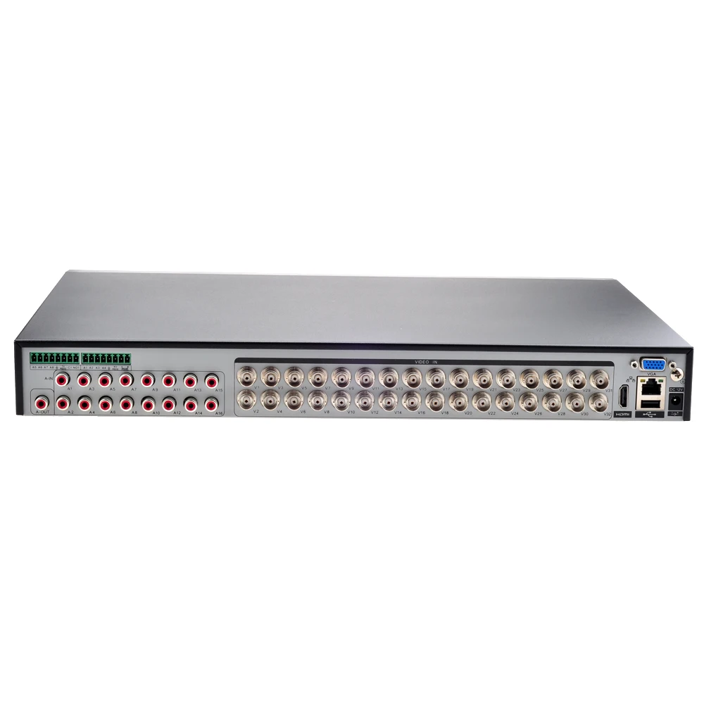GADINAN AHD-NH 1080N 32CH AHD DVR 5 в 1 Гибридный DVR PTZ RS485 и RS 232 облако Поддержка 3g Wi-Fi CMS ONVIF 2HDD Порты и разъёмы Max 6 ТБ/Per