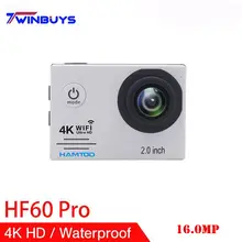 HAMTOD HF60 Pro 4 к WiFi Экшн-камера 2,0 дюймов ЖК-дисплей Дайвинг водостойкая мини видеокамера Спортивная камера s