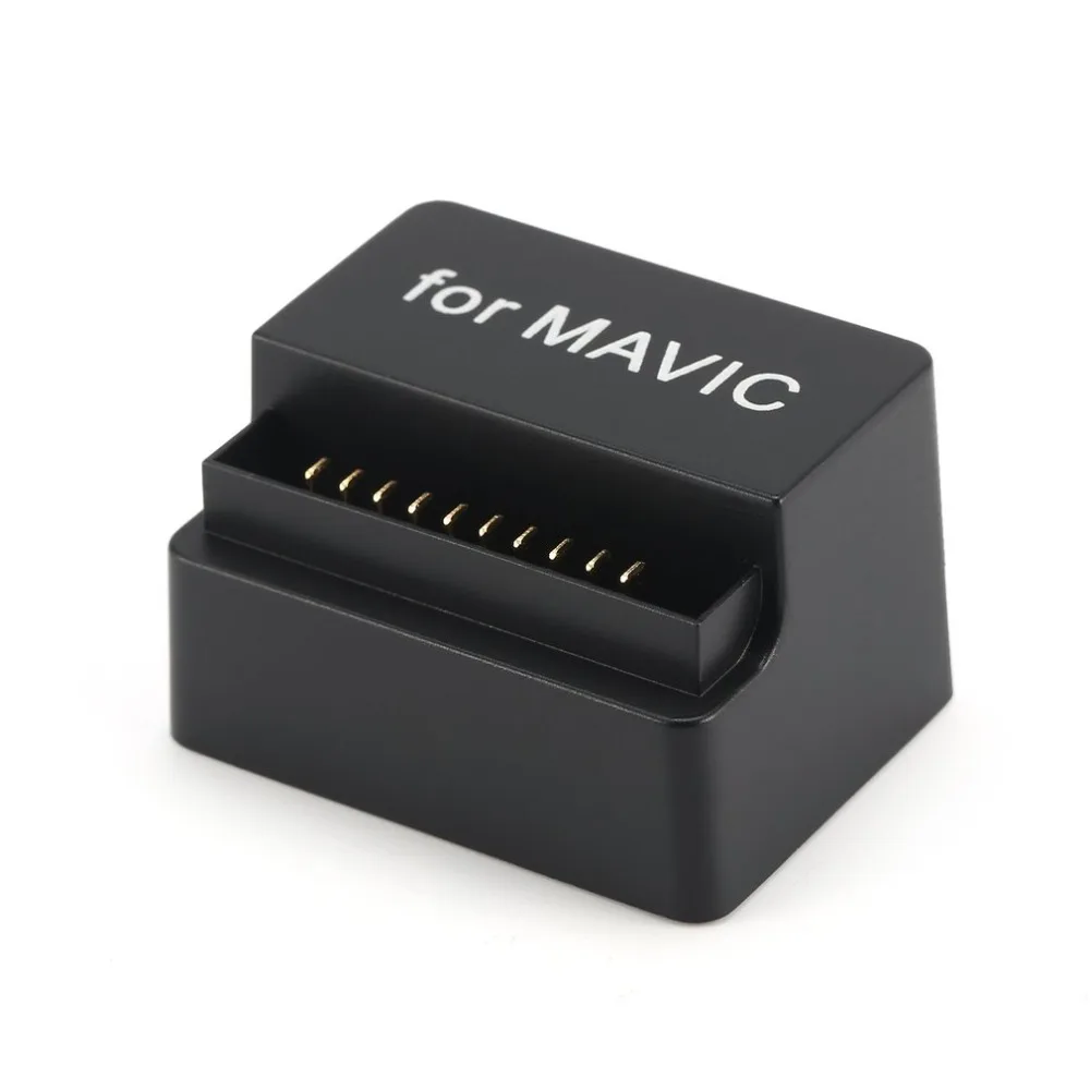 2-Порты и разъёмы USB Зарядное устройство преобразователь Батарея для Мощность банк адаптер для DJI Mavic Pro Платиновый Дрон интеллигентая(ый) полета Батарея