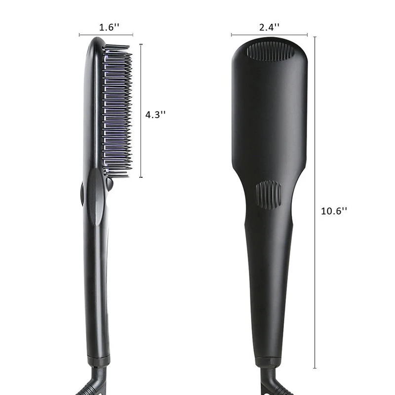spesifikasi Straightening Brush 2.0 Rambut Pelurus Sikat Anti Statis Pemanas Keramik Detangling Lebih Cepat Meluruskan Alat Styling