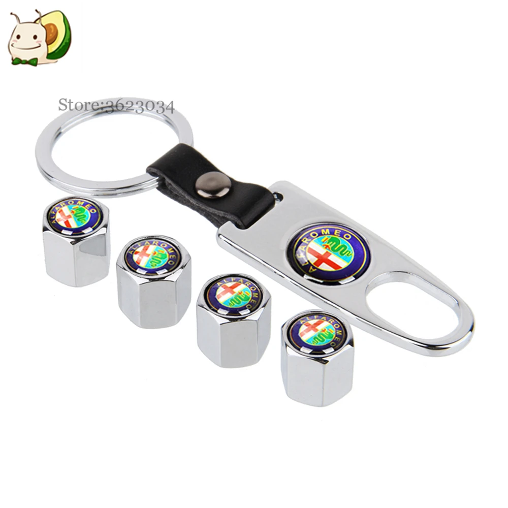 Tire Valve Caps Wheel Stem High Quality for Alfa Romeo 147 166