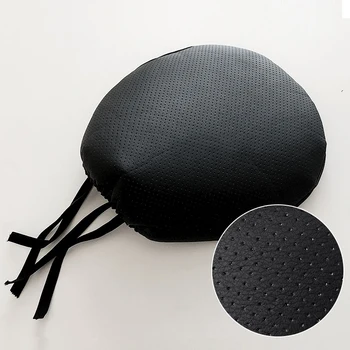 

PU Leather Interchangeable Car Seat Headrest Covers Universal Fit Cars Vans Trucks Black Car Seat Covers With Separate Headrest