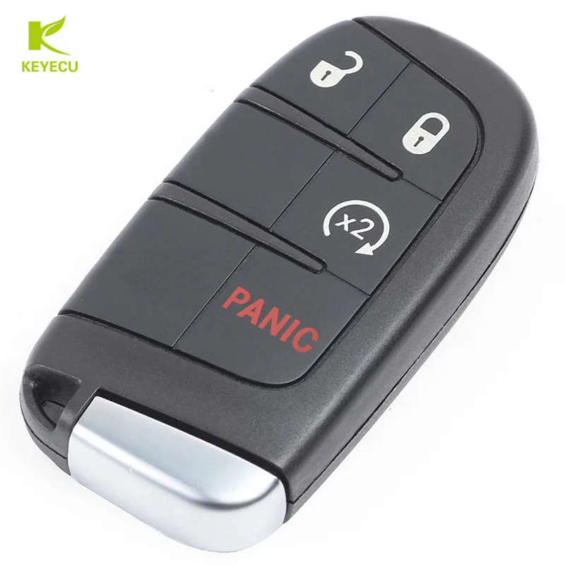 NEW DODGE SMART KEY PROXIMITY REMOTE FOB SHELL CASE /& UNCUT KEY FOR 68066350