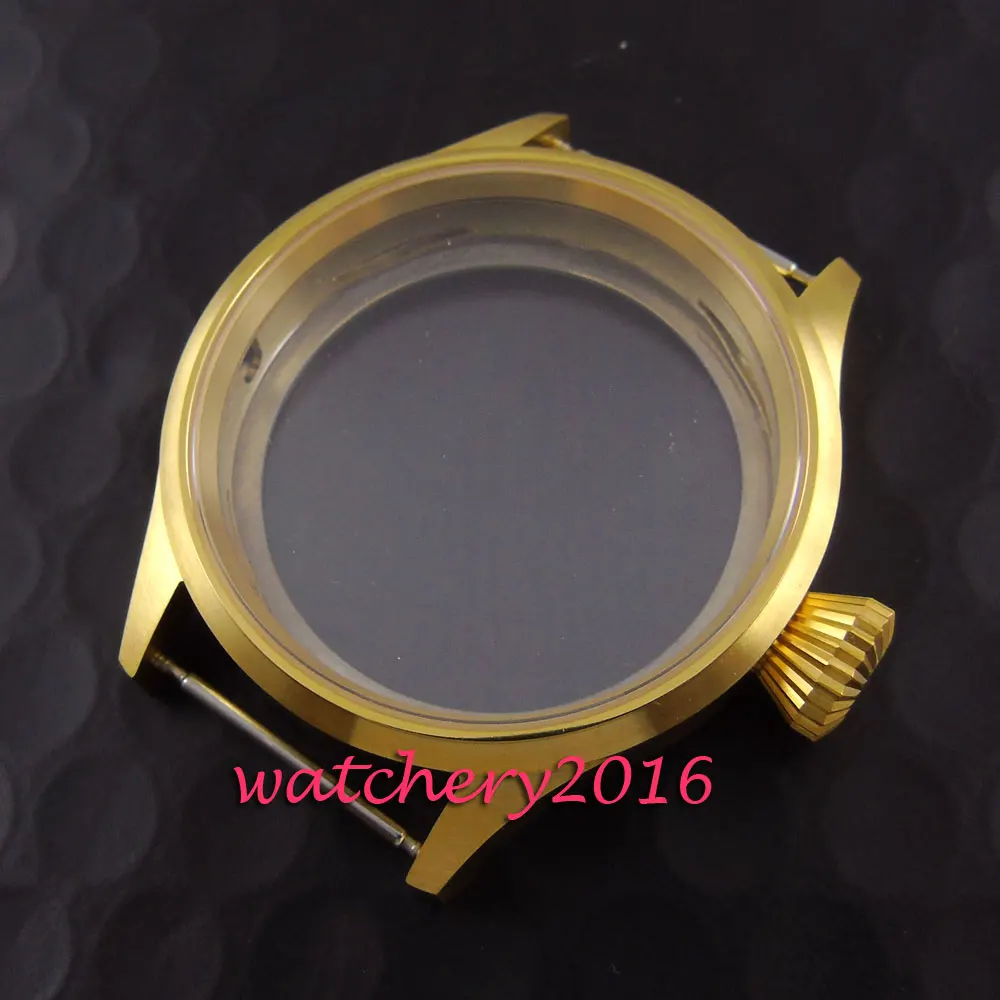 brushed watch case