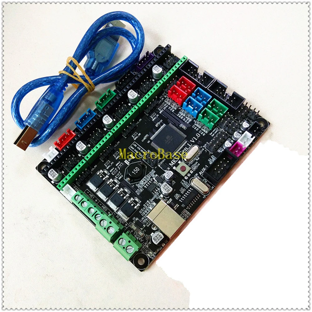 MKS GEN L V1 0 3D printer board control panel mainboard diy starter kit support a4988