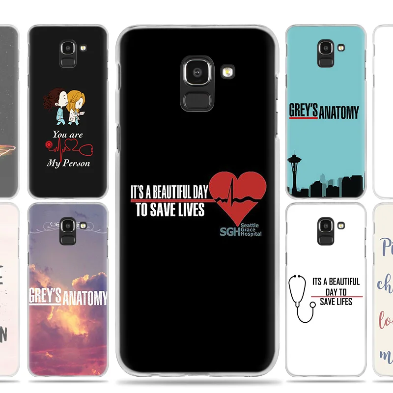 

Greys Anatomy Phone Case Cover for Samsung Galaxy J7 J5 J8 J6 J4 J3 J2 Plus Prime 2017 2018 2016 J8+ J6+ J4+ Hard PC Coque Shell