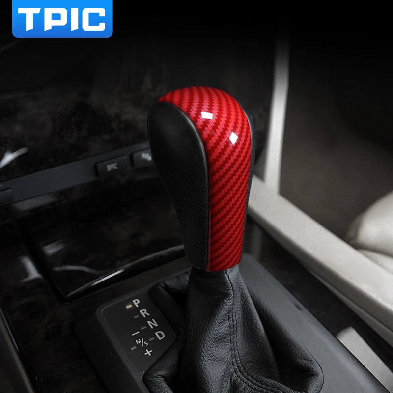 TPIC Auto Accessories Interior ABS Gear Shift Cover Decoration Sticker For BMW E60 E70 E71 Old 5 Series X5 X6 Car Styling - Image 5
