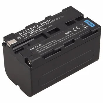 

New 5200mah Li-ion Rechargeable Battery Pack Replacement Digital Camera Batteria For Sony NP-F750 NP-F770 for Sony Battery