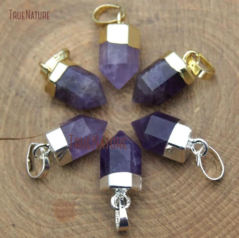 20180105-PM9812- Dog Teeth Amethyst Pendant Faceted Point Pendant_4