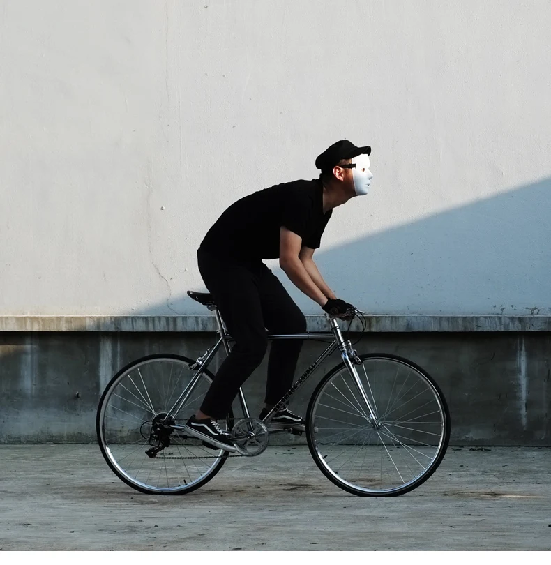 Cheap New Brand 52cm carbon steel frame 700CC wheel 7 speed Retro road bike outdoor sport bicicletas bicycle 9