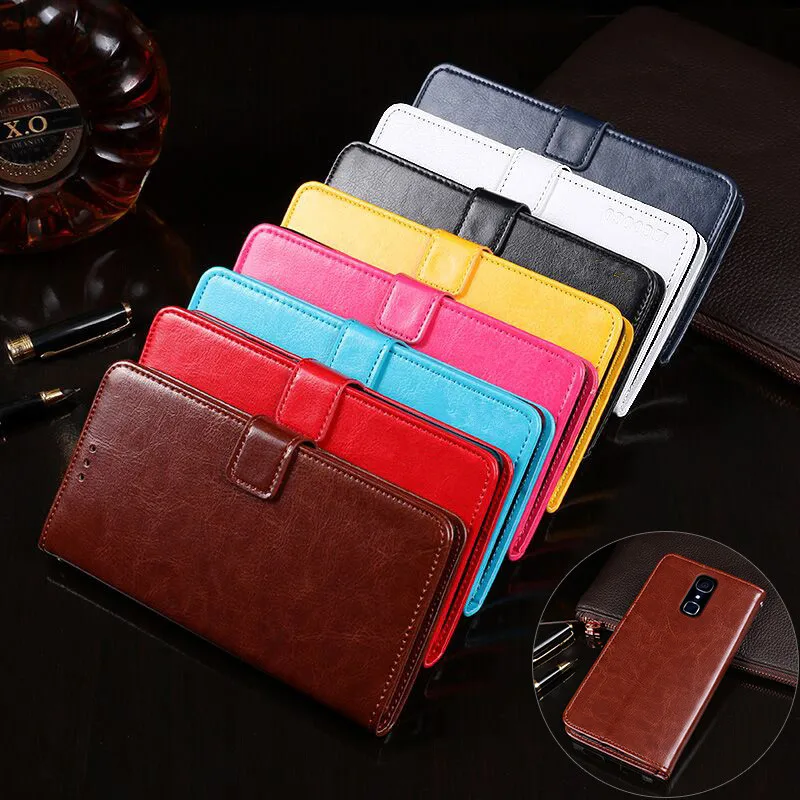 

For coque Cubot X18 case Wallet Flip Leather & silicone back Skin stand capa For Cubot X18 Plus X 18 cover phone funda pouch bag