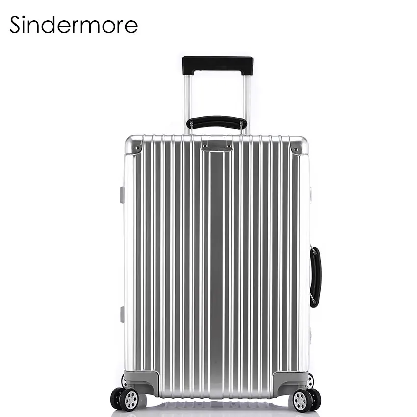 Sindermore 20 &quot24&quot 26 &quot28&quot зеркало моды сбоку Винтаж прокатки Hardside багажа дорожного