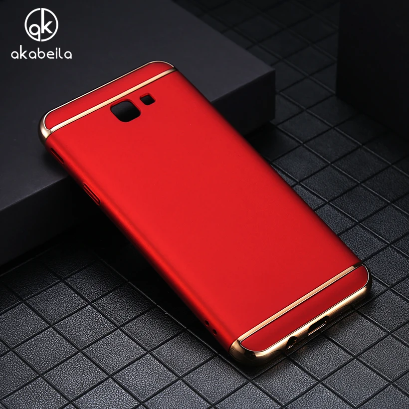 

AKABEILA Plating Plastic Case Cover For Samsung Galaxy J7 Prime On7 2016 On Nxt G610F G610M Case Matte Phone Bag Plating Covers