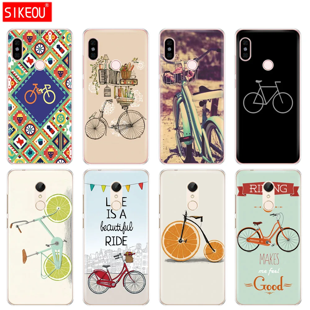 

Silicone Cover phone Case for Xiaomi redmi 5 4 1 1s 2 3 3s pro PLUS redmi note 4 4X 4A 5A bike bicycle travel