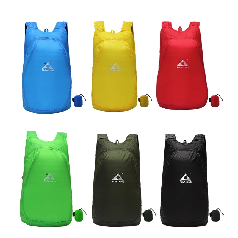  PLAYKING Lightweight Nylon Foldable Backpack Waterproof Backpack Folding bag Ultralight Outdoor Pac - 32867109216