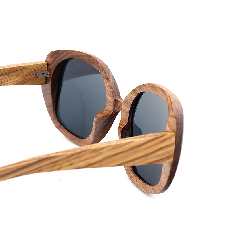 BOBO BIRD мужские и женские винтажные деревянные солнцезащитные очки Зебра женские пляжные очки подарки Прямая поставка очки в деревянный ящик логотип на заказ