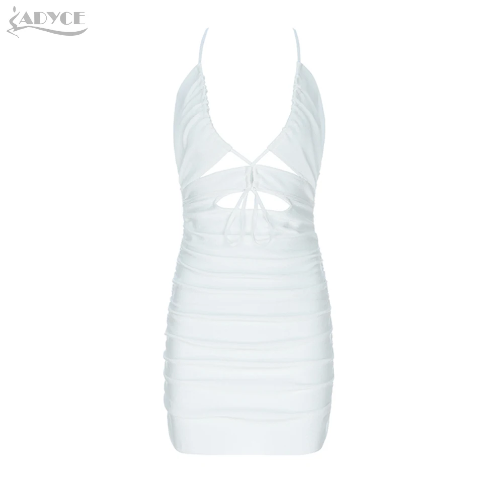 Adyce 2019 новый летний Бандажное платье Для женщин Vestidos Сексуальная Bodycon