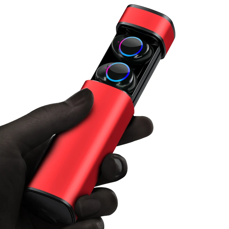 

HiFi Stereo Bluetooth 5.0 Version Smart Touch Binaural Call Wireless Bluetooth Headset with Mic Portable Deep Bass for Iphone