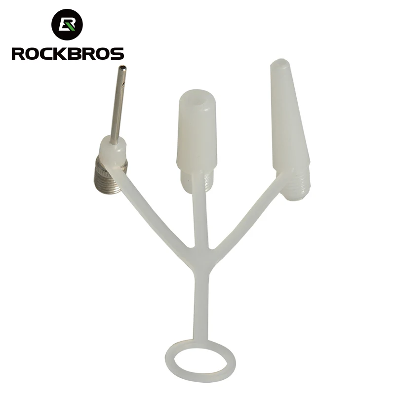 

ROCKBROS Cycling Pump Ball Needles Gas Nozzle Adapter Basketball Gas Inflating Nozzle Fit Schrader Presta Valve Bike Accessories