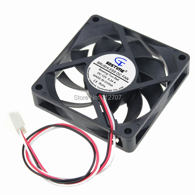 70mm ball bearing fan 3