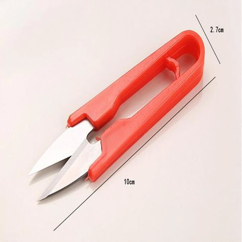 1 шт. высокое качество u-образный мини-ножницы швейный инструмент для вышивания, отделка для шитья ножницы-кусачки клипер для портного
