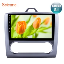 Seicane для 2004 2005 2006-2011 Ford Focus Exi на Android 8,1 2 DIN 9 дюймов gps навигация Сенсорный экран четырехъядерный автомобильный радиоприемник 3g