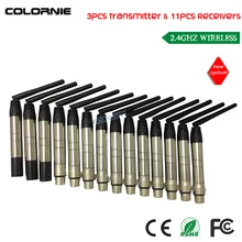 DHL/UPS 2,4G Беспроводной DMX512 передатчик и приемник для цифровой светодиодный RGB Кристалл магический шар эффект свет