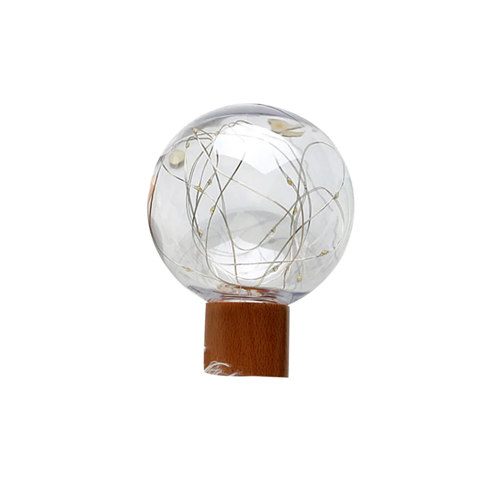

Bedroom Decoration USB Interface Ball Shape Fairy Night Light Durable Exquisite Home Efficiency Low Consumption Starry Lamp