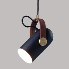 Скандинавский дизайн подвесные светильники с регулируемым металлическим абажуром 12x23 см и латунные соединительные муфты