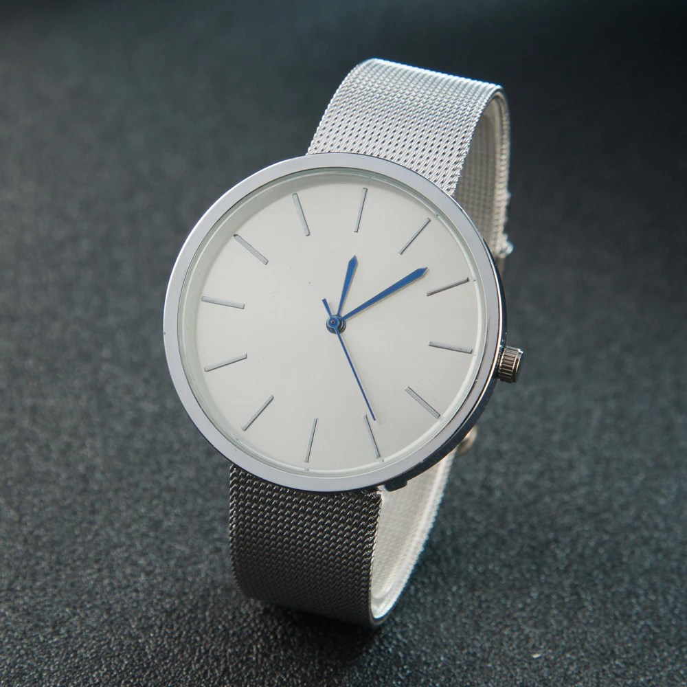 New Fashion Simple Style Women font b Watch b font Casual Steel Mesh font b Quartz