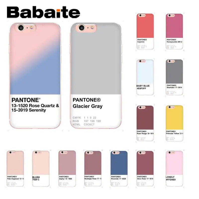 

Babaite Caliente Pantone Soft Shell Phone Cover for iPhone X XS MAX 6 6S 7 7plus 8 8Plus 5 5S XR 10 Case