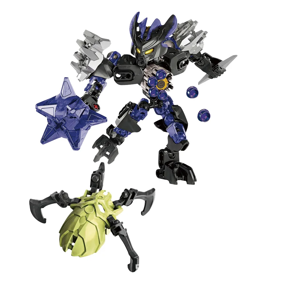 

BionicleMask of Light XSZ 706-5 Children's Protector of Ice Bionicle Building Block Compatible With Bionicle 70782