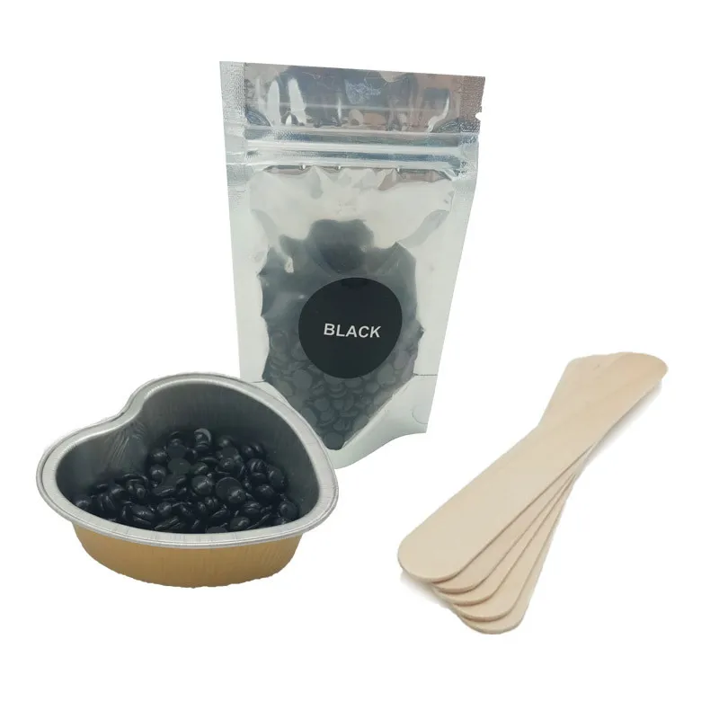 30g Purple Lavender Removal Cream Color No Strip Depilatory Hot Film Hard Brazilian Wax Pellet Waxing Bikini Hair Removal Bean