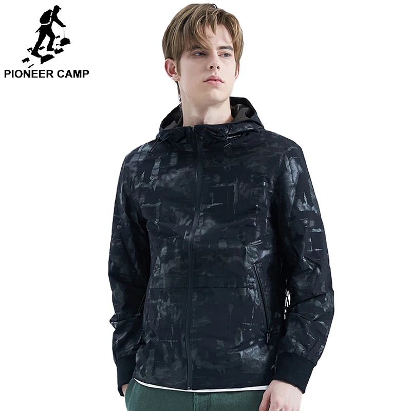 

Pioneer Camp spring Men's Army Military Jacket Tactical Waterproof Soft Hooded Men Windbreakers Jackets AJK901584