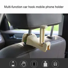 Автомобильный подголовник крюк держатель для телефона масштабируемый Универсальный держатель для телефона
