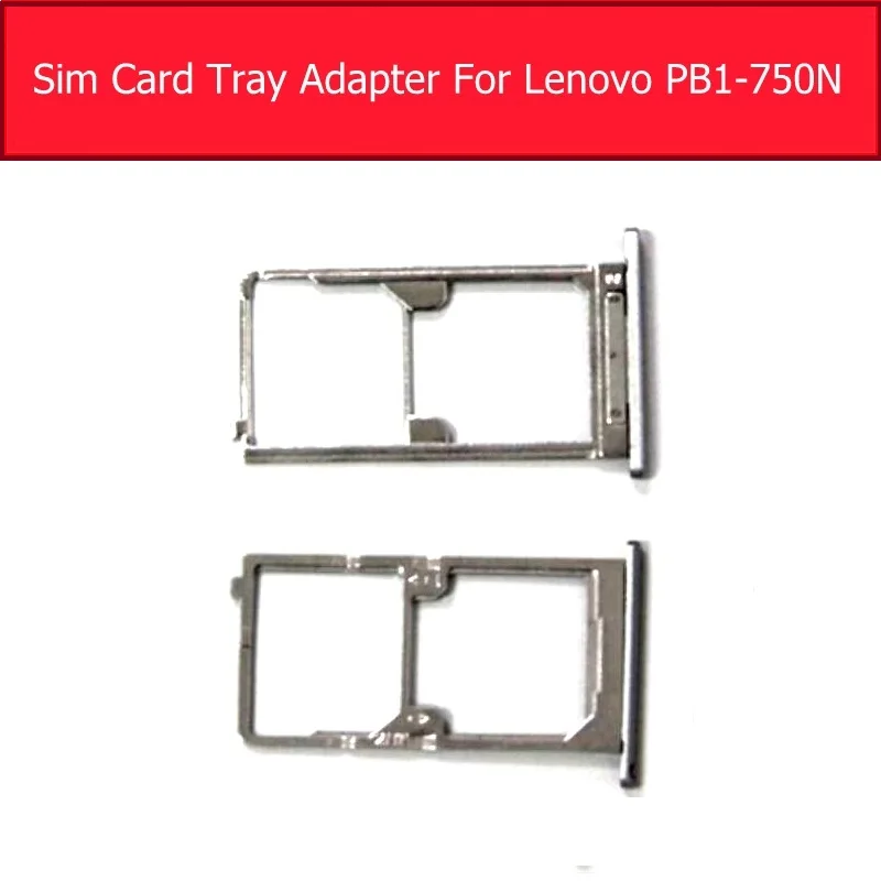 Настоящий слот для sim-карты для lenovo PB1-750 750N 750M Разъем для sim-карты металлический держатель maetrial запасные части