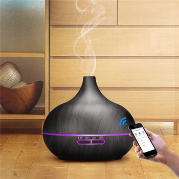 

550ml WiFi Ultrasonic Humidifier Phone Control Essential Oil Aroma Diffuser Remote Control Air Humidifier Purifier Mist Maker 31