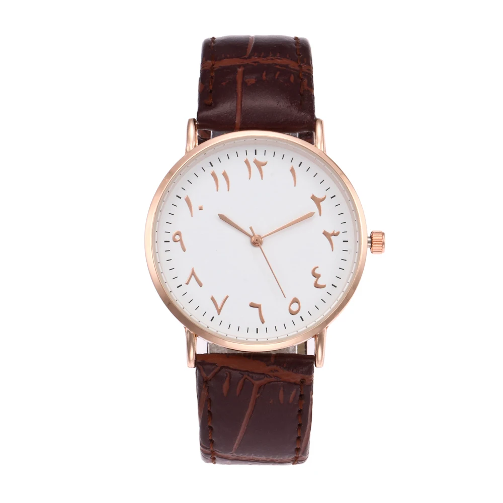 

New pattern Arabic Numbers Watches High quality Brand Leather Watch Fashion and generosity Women WatchRelogio Feminino