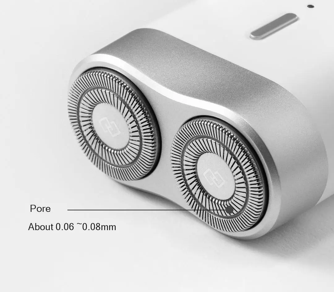 Xiaomi электробритва для мужчин Mijia бритва Водонепроницаемая влажная сухая бритва двойное кольцо лезвие USB перезаряжаемая бритва