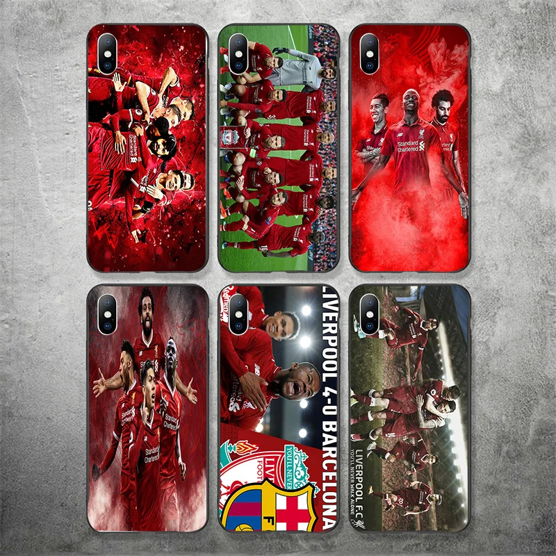 

Yinuoda Liverpool FC Phone Case Shell Soft TPU Cover For iPhone X XR XS MAX 7 8 7plus 6 6S 5S 5