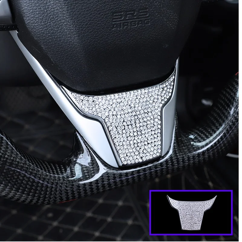 

Car Air conditioning Multimedia speaker audio Knob Button Decorative Ring Engine Ignition Push Button for Honda Civic 2018 2017