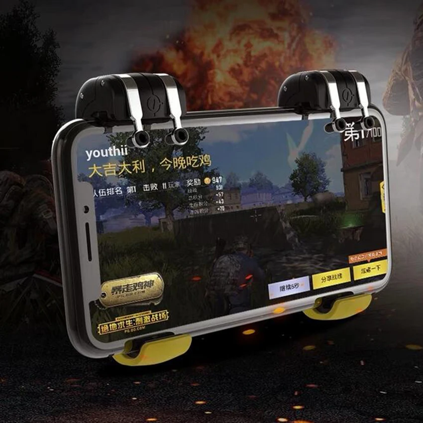  PUBG Mobile Controller Smart Phone Gaming Trigger for PUBG Gamepad Shooter Joystick Fire Button for