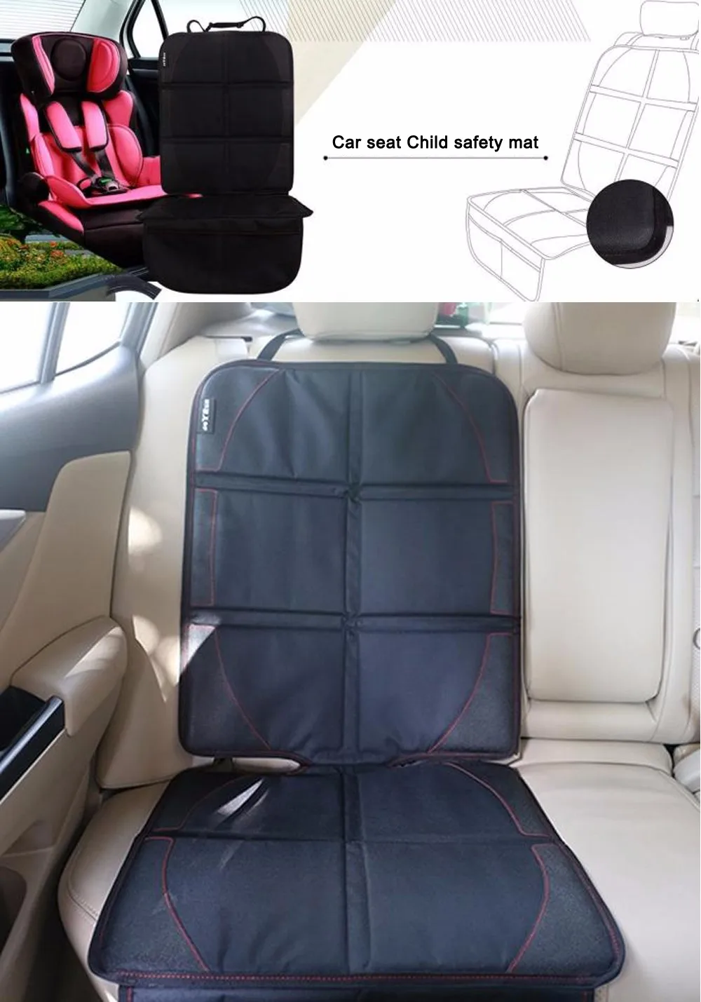New Car Care Seat Protector Child baby cover Easy Clean Seat for