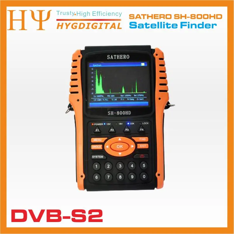 Оригинальный Sathero SH 800HD DVB S2 цифровой спутниковый искатель метр USB2.0 HD выход Satfinder с
