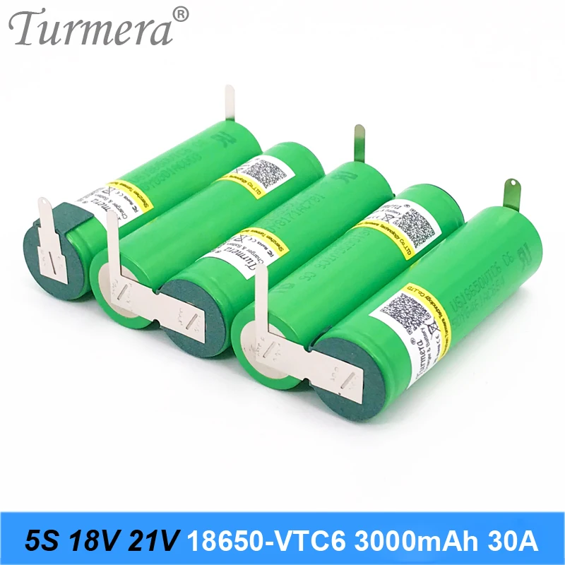 5s 18v 21v for sony us18650vtc6 battery 3000mah 30a battery 18650 30a battery for screwdriver batetry 18v screwdriver battery shura 18v battery pack 03