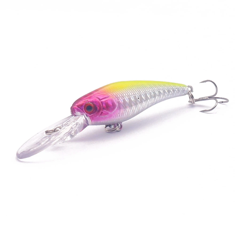 1pcs Minnow Fishing Lures Wobblers Crankbaits 9.5cm 7.2g