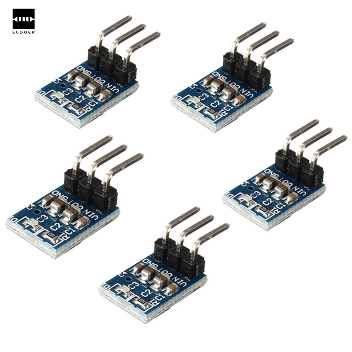 10PCS 800MA 5V 3.3V DC-DC Step-Down Power Supply Buck Converter Module AMS1117